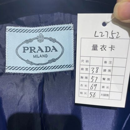 Vintage Purple Prada Wool Blazer Jacket