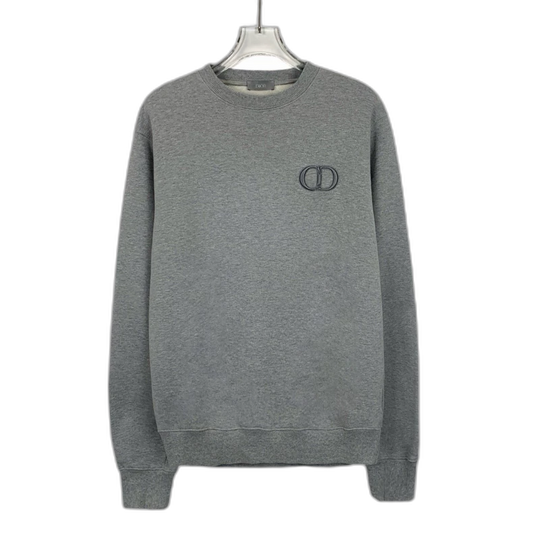 Christian Dior Gray CD Logo Sweatshirt