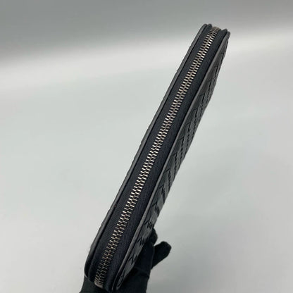 BV Bottega Veneta Woven Zipper Wallet