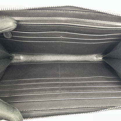 BV Bottega Veneta Woven Zipper Wallet