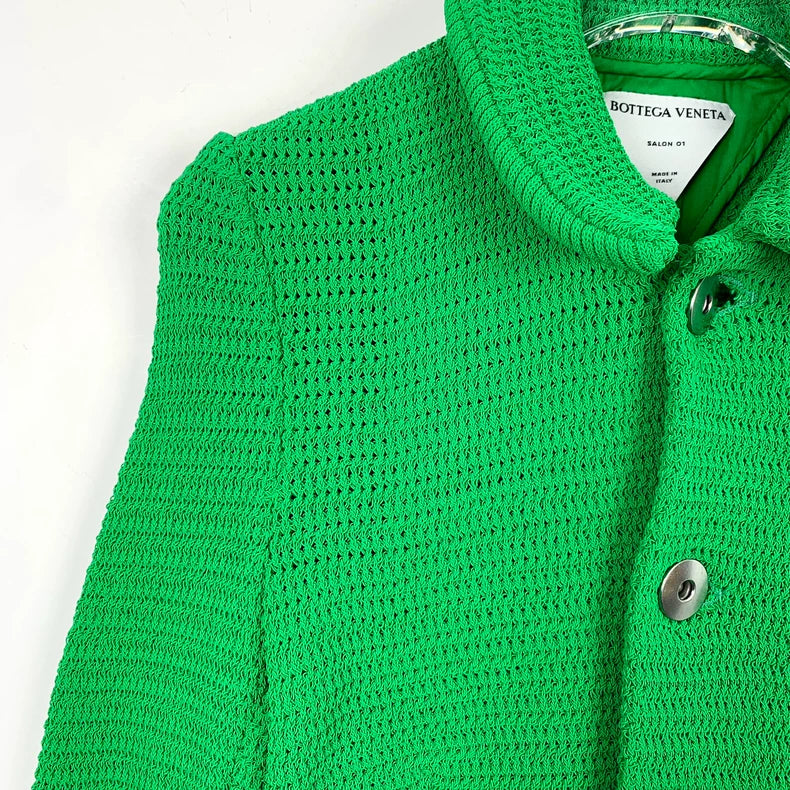 Bottega Veneta Green Long Sleeve Cardigan