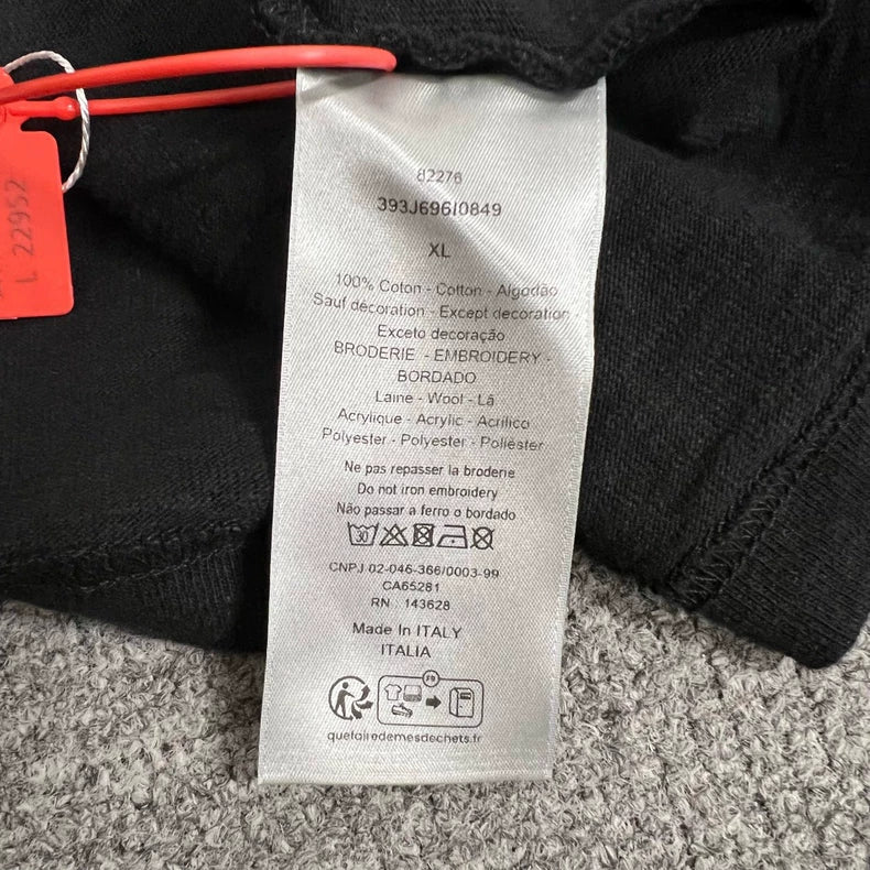 Dior x Tears Floral Embroidered T-Shirt