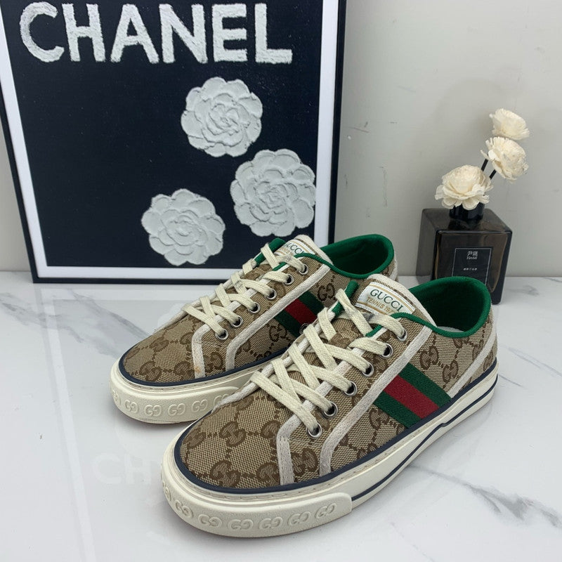 Gucci Tennis 1977 Canvas Low-Top Sneakers 0079