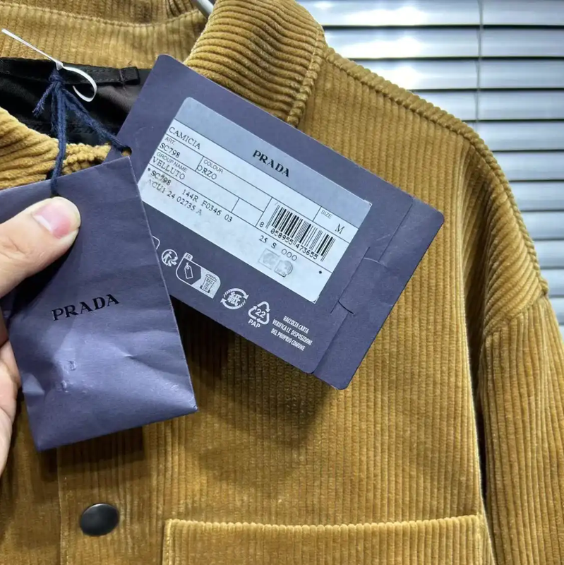 Prada Winter Ginger Color Men's Outerwear