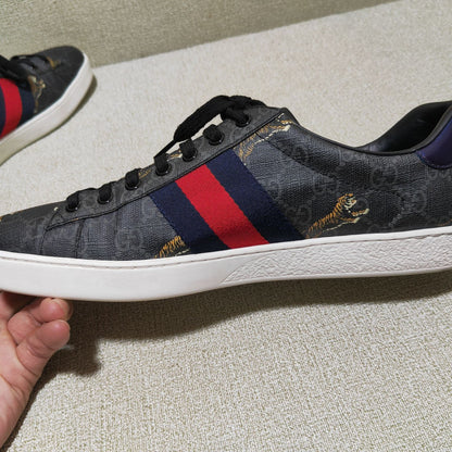 Gucci Ace Tiger Pattern Fashion Sneakers 0079