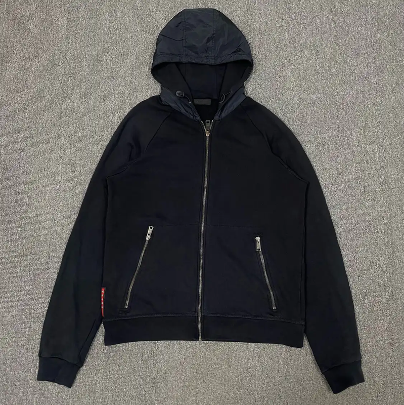 Prada Blue Cotton Men's Jacket