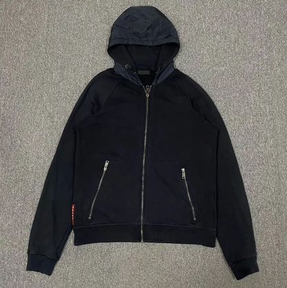 Prada Blue Cotton Men's Jacket