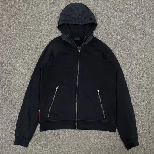 Prada Blue Cotton Men's Jacket