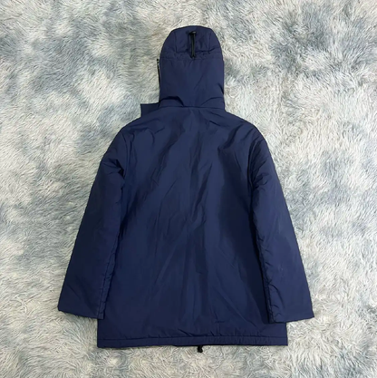 Loewe Blue Cotton Men's Down Jacket 0089