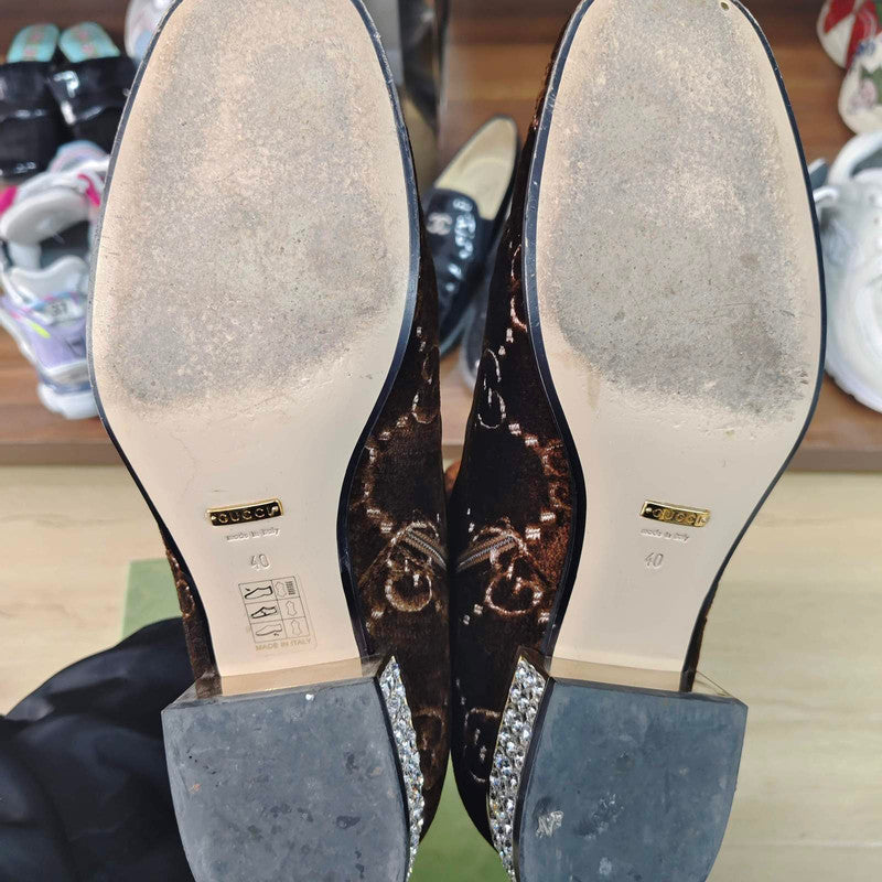 Gucci High-Top Velvet Casual Shoes for All 0079