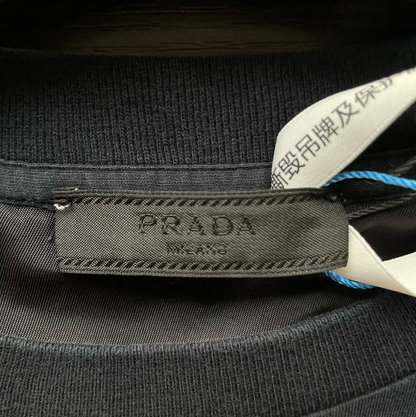 Prada Black Men's T-Shirt in Size L