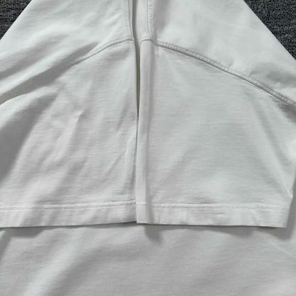 Prada White Cotton Men's T-Shirt in XL Size