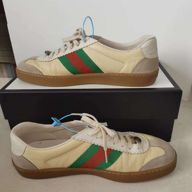 Gucci Leather Bee Fashion Sneakers for All 0079
