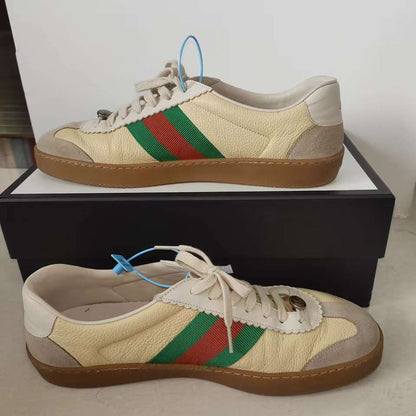 Gucci Leather Bee Fashion Sneakers for All 0079