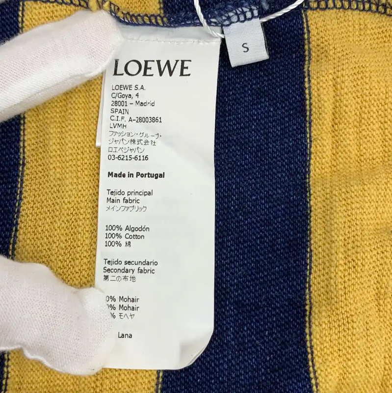 Loewe Striped Cotton Men's Sweatshirt 0089