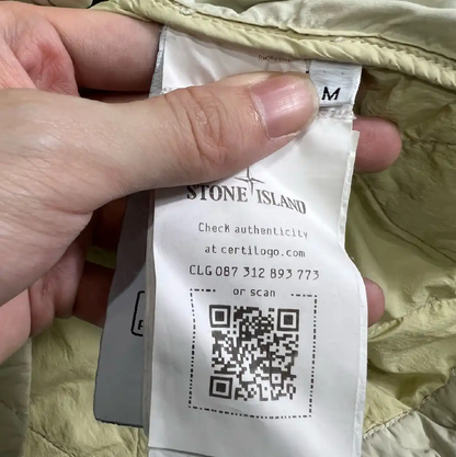 Stone Island Men's Quilted Outer Jacket in Beige 0089