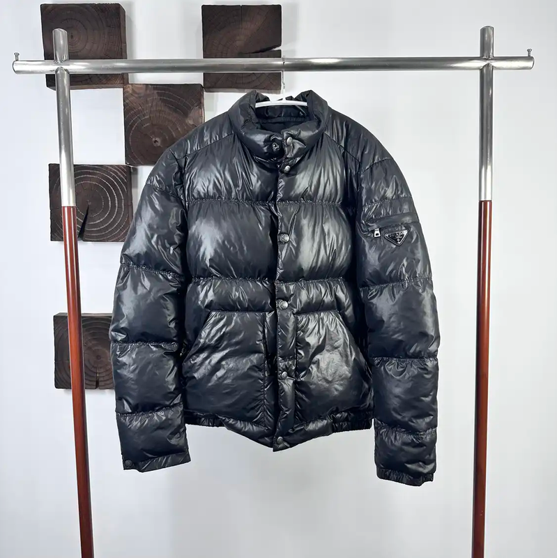Prada Black Puffer Jacket for Men