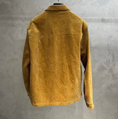 Prada Men's Mustard Cotton Shirt