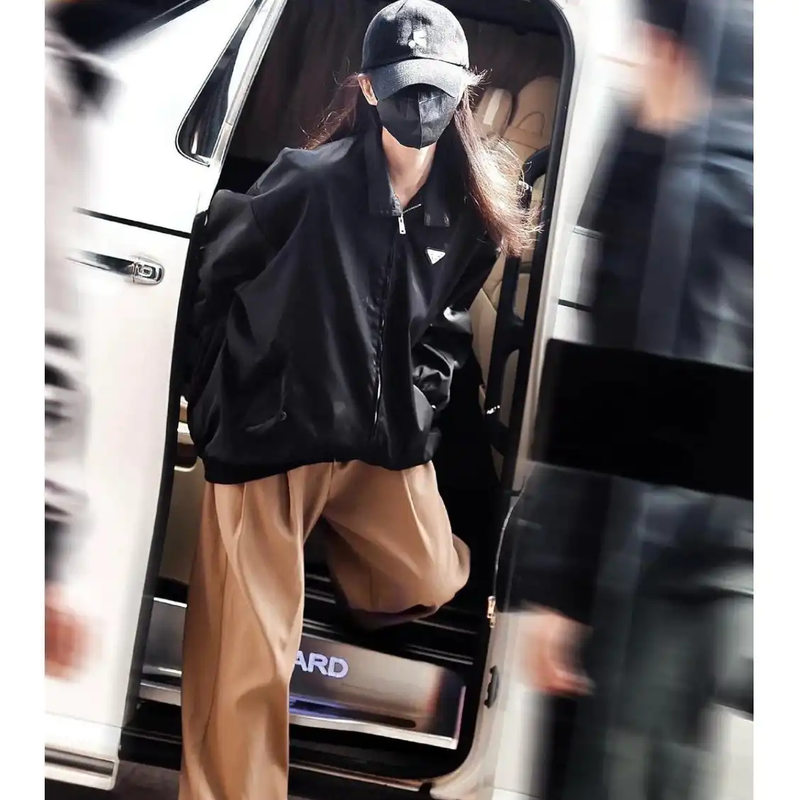 Prada Black Wool Long Coat for Men