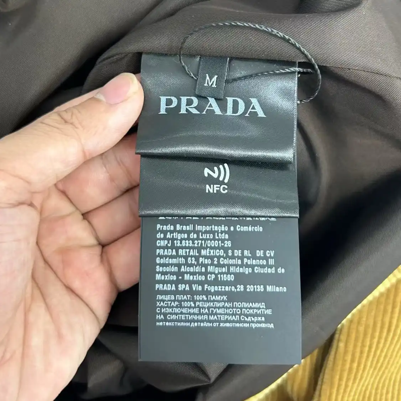 Prada Winter Ginger Color Men's Outerwear