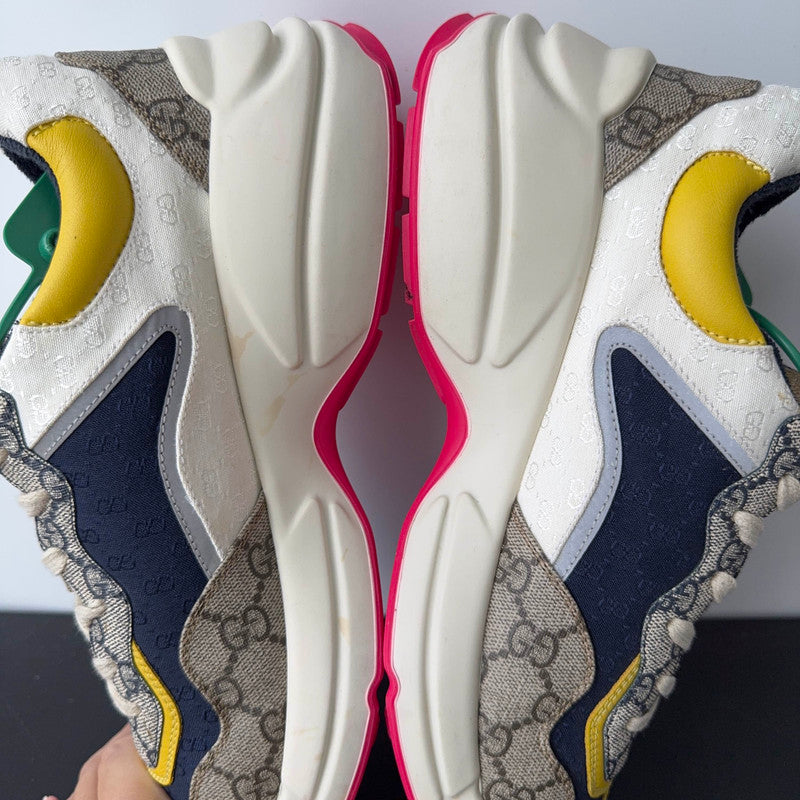 Gucci Rhyton Low-Top Printed Dad Sneakers 0079