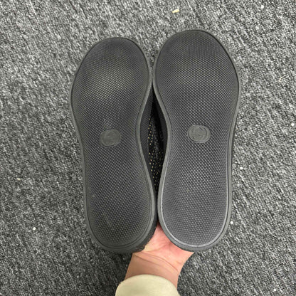 Gucci Black Canvas Slip-On Shoes 0079