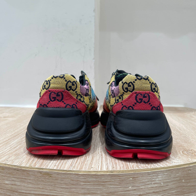 Gucci Rhyton Canvas Vintage Low-Top Sneakers 0079