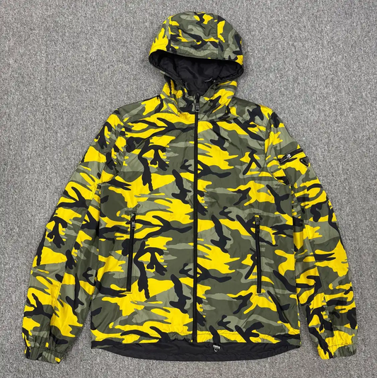 Prada Camouflage Nylon Hooded Jacket
