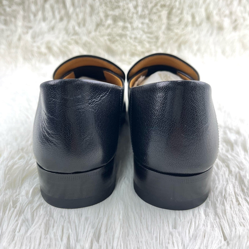 Gucci Leather Horsebit Loafers in Black 0079