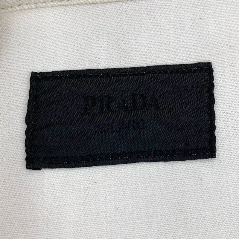Prada Men's White Cotton Jacket Size L