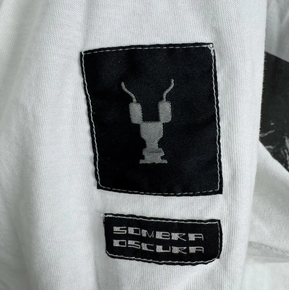 Rick Owens White Graphic T-Shirt for Men 0089