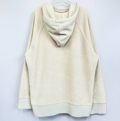 Loewe Beige Long Sleeve Hoodie for Men 0089