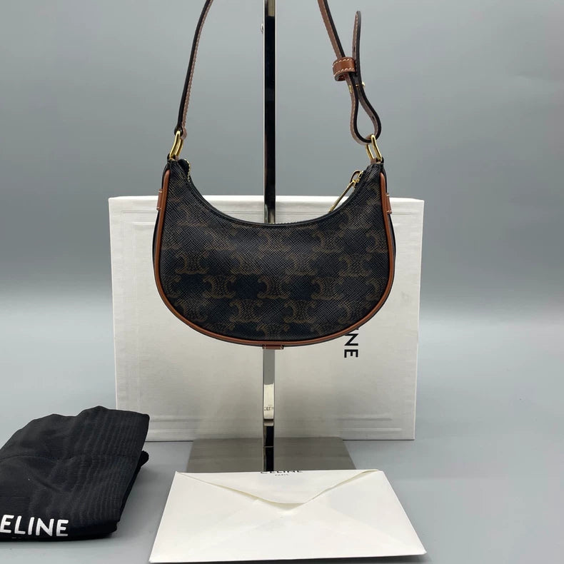 Celine Old Logo Shoulder Bag