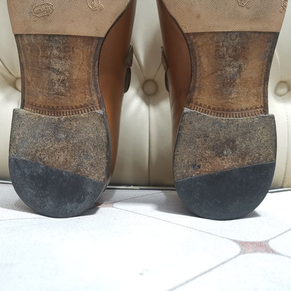 Gucci Brown Leather Loafers for Men 0079