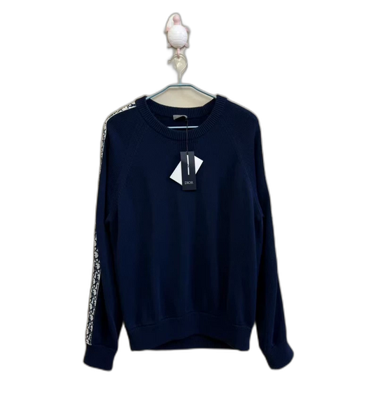 Dior Navy Logo Sweater with Tag