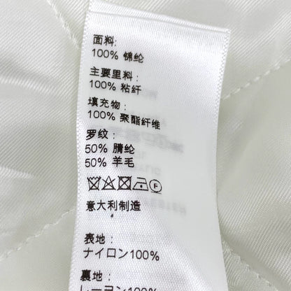 Celine Green Striped Embroidered Baseball Jacket