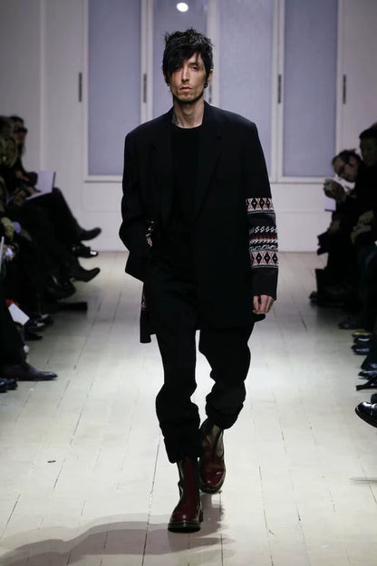 Yohji Yamamoto 2007 Knit Patchwork Jacket