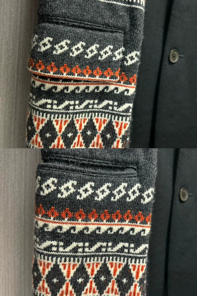 Yohji Yamamoto 2007 Knit Patchwork Jacket