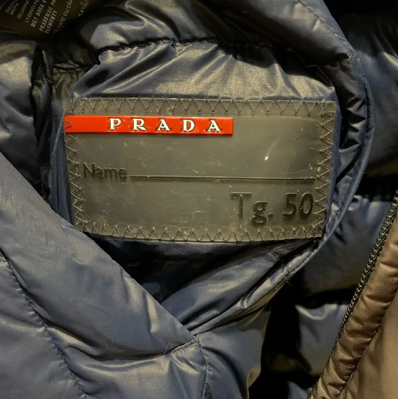 Prada Navy Down Jacket for Men