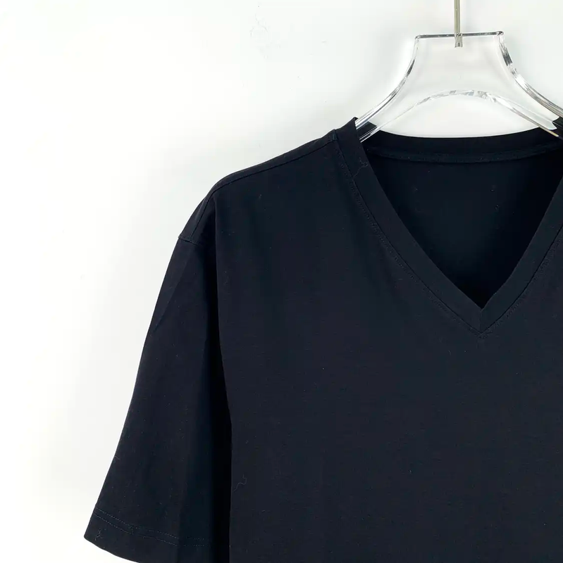 Prada Black V-Neck Men's T-Shirt Size XL