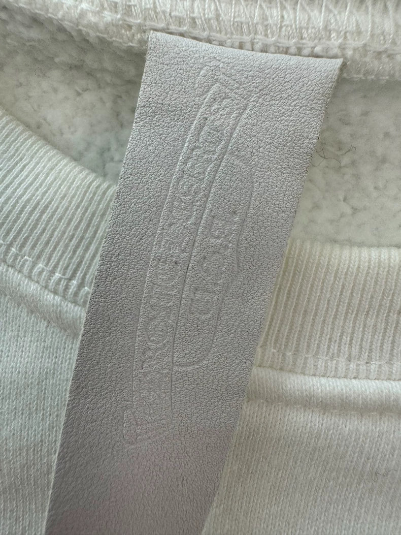 Chrome Hearts White Cross Leather Patches Sweatshirt-yf