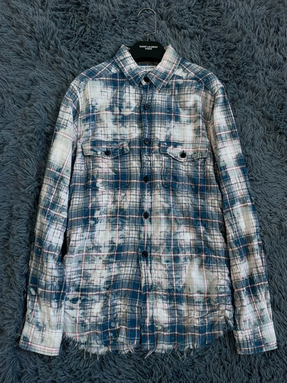 Blue Rendered Saint Laurent Shirt