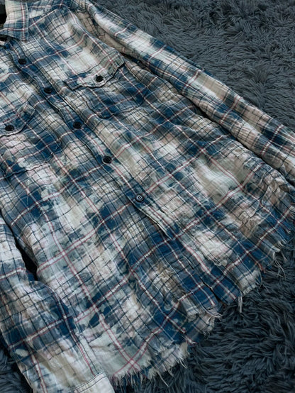 Blue Rendered Saint Laurent Shirt