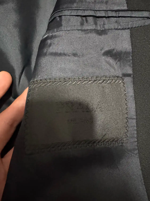 Prada Wool Men's Black Blazer