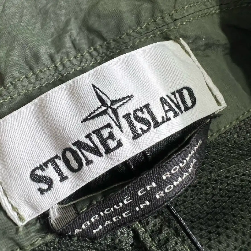 Stone Island Men's Green Nylon Jacket 0089
