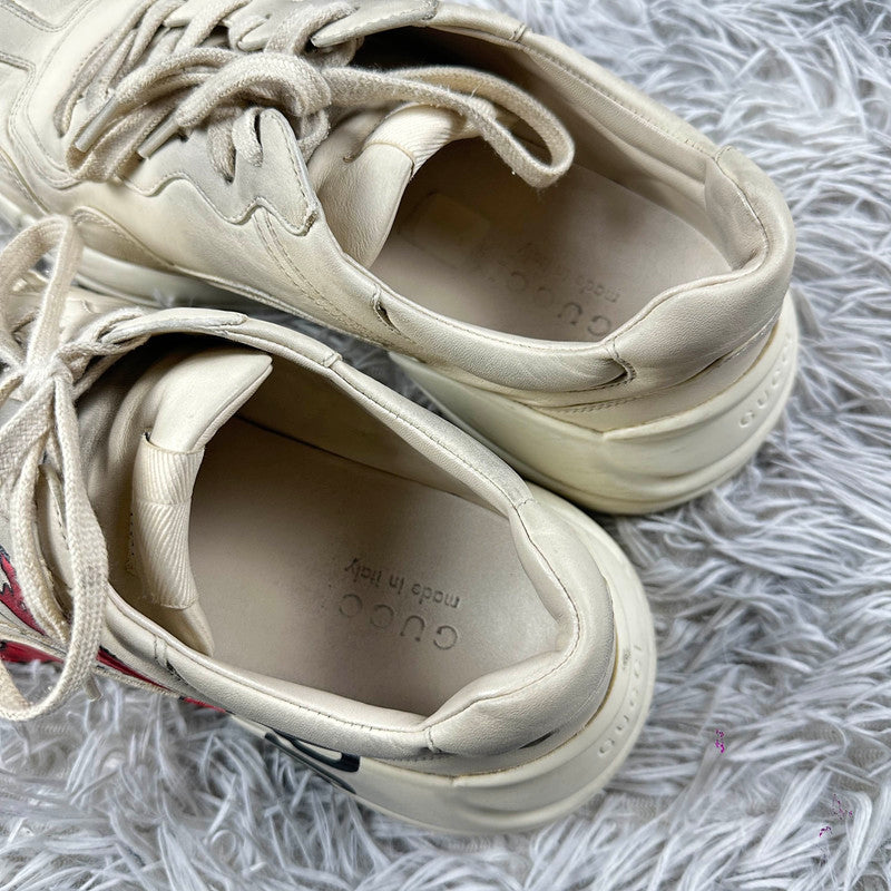 Gucci Rhyton Leather Casual Sneakers for Men 0079