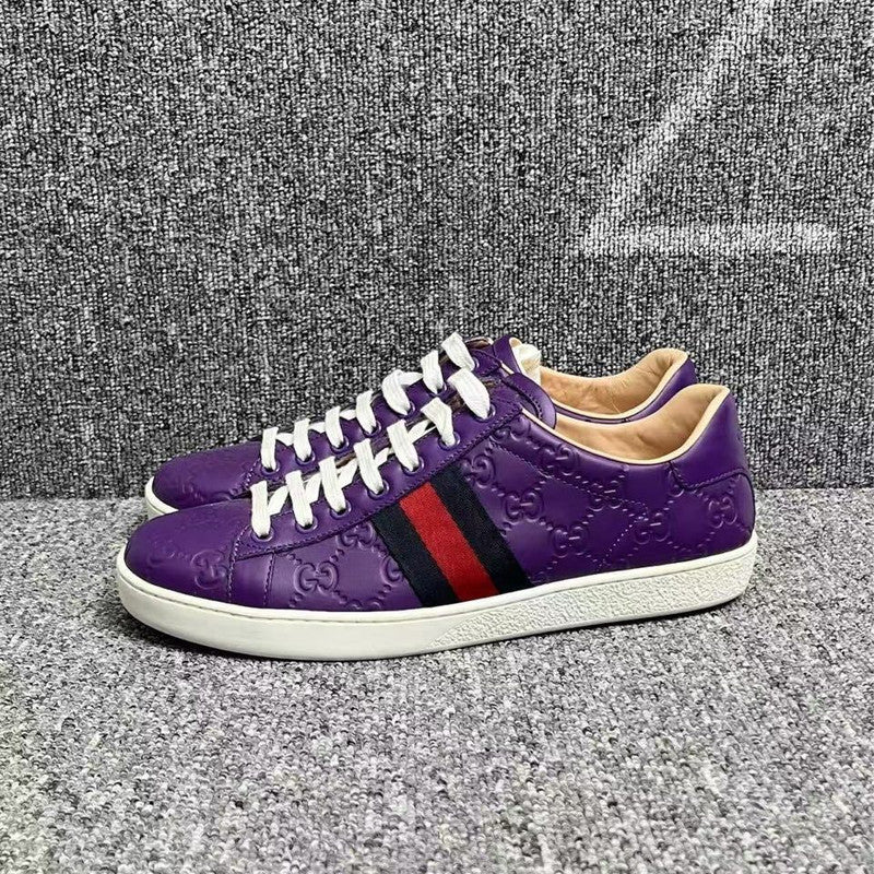 Gucci Classic Logo Leather Casual Sneakers 0079