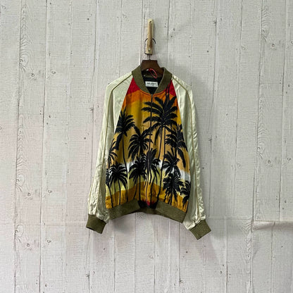 Saint Laurent Palm Baseball Jacket for Men