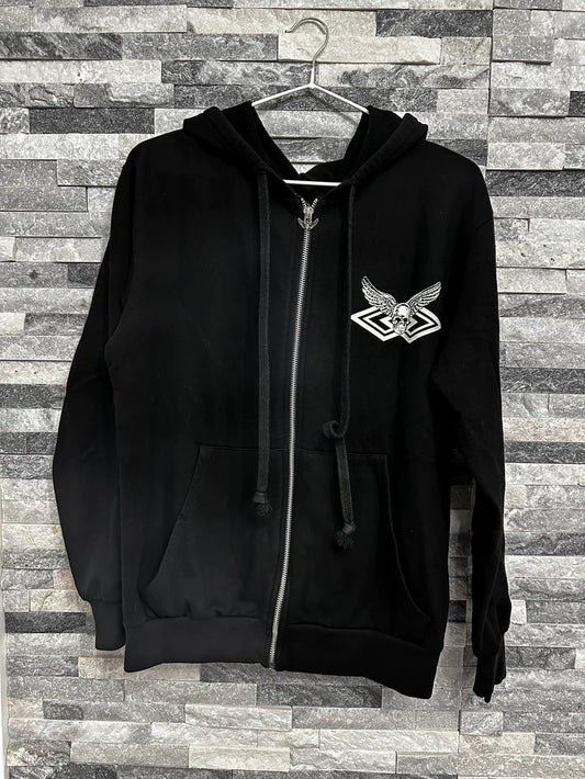 Chrome Hearts Skull Zip Hoodie