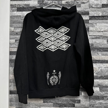 Chrome Hearts Skull Zip Hoodie
